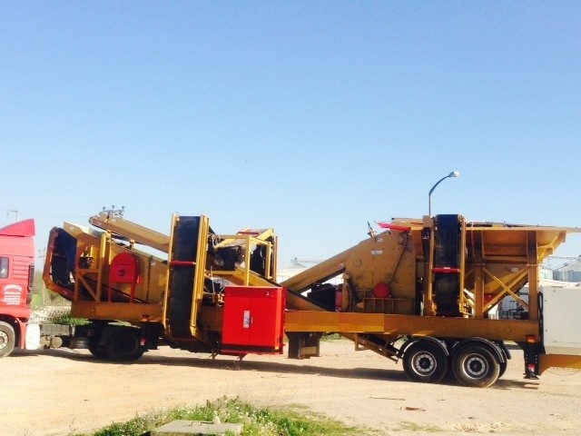 rock crushing and screening plant